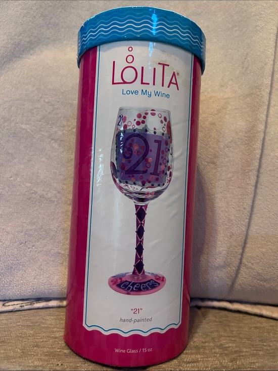 Lolita Other - Lolita Hand-Painted Wine Glass